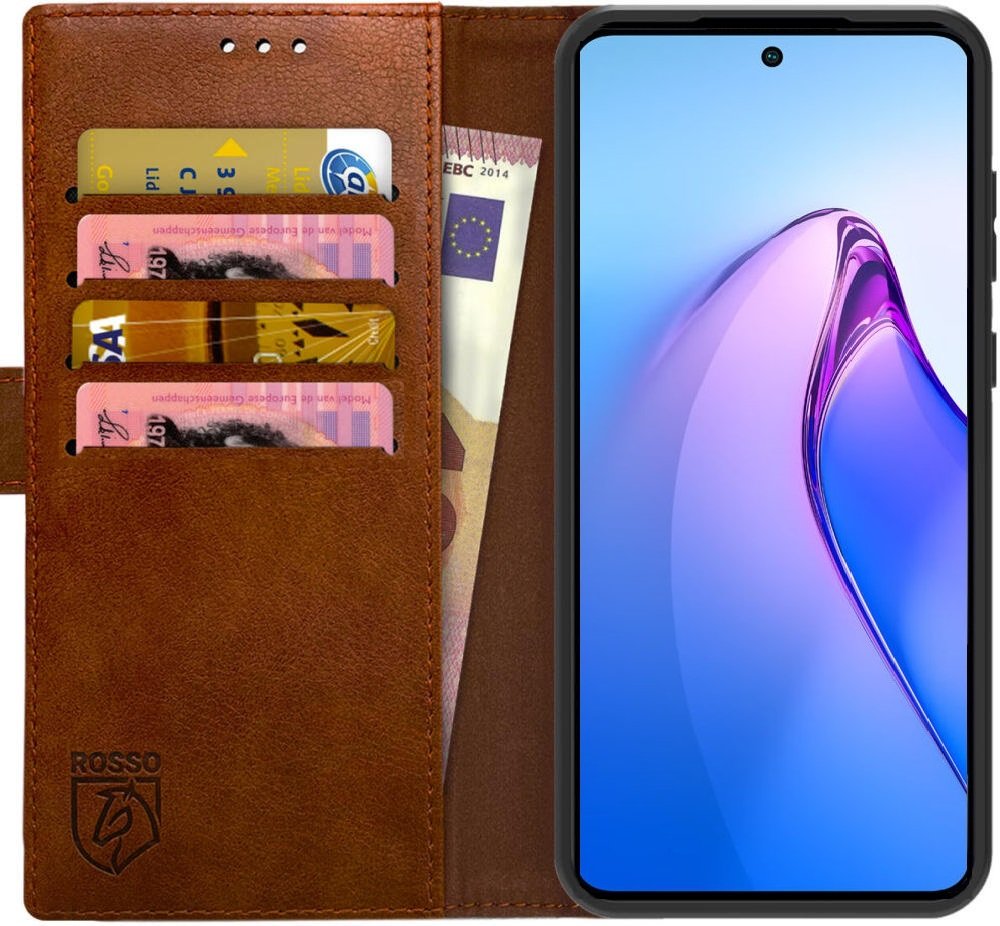 Θήκη Xiaomi Redmi Note 14 Pro 5G / Poco X7 Rosso Element PU Πορτοφόλι Brown