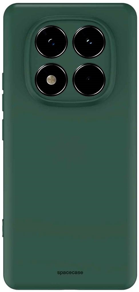 Θήκη Xiaomi Redmi Note 14 Pro 5G / Poco X7 Spacecase Silicone Case Σιλικόνης Dark Green
