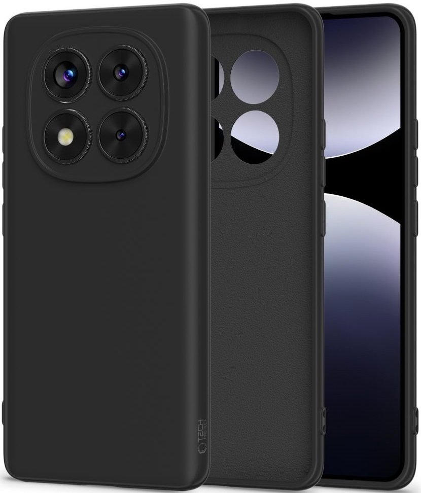 Θήκη Xiaomi Redmi Note 14 Pro 5G / Poco X7 Tech-Protect Icon Σιλικόνης Black