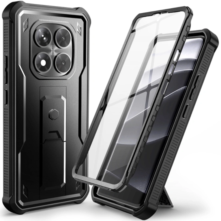 Θήκη Xiaomi Redmi Note 14 Pro 5G / Poco X7 Tech-Protect Kevlar Pro Full Body 360° Ανθεκτική Black