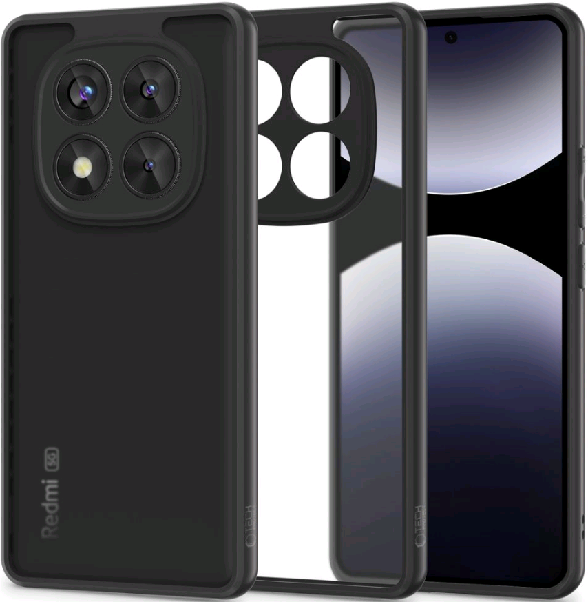 Θήκη Xiaomi Redmi Note 14 Pro 5G / Poco X7 Tech-Protect MagMat Σκληρή Ημιδιάφανη Matte Black