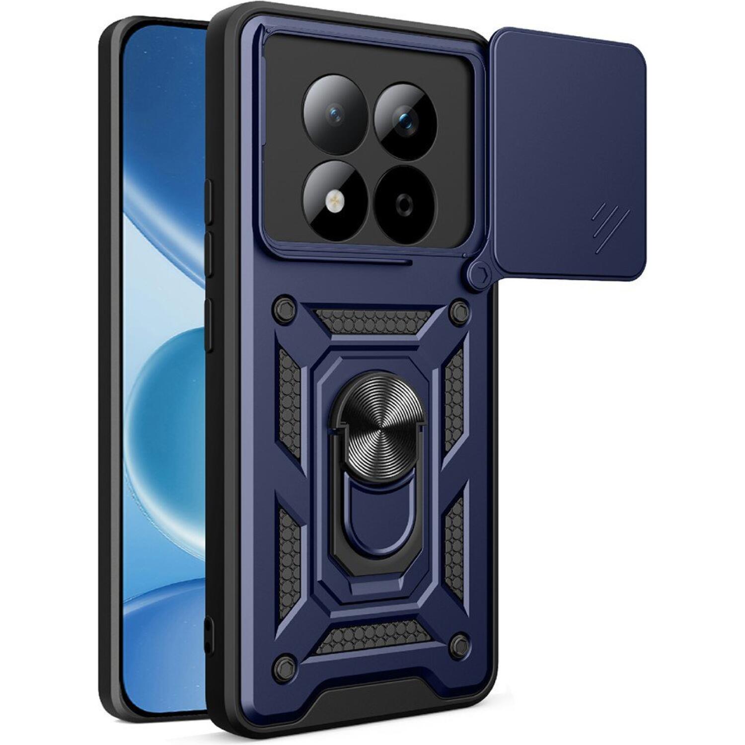 Θήκη Xiaomi Redmi Note 15 Pro 5G Techsuit CamShield Ανθεκτική με Κάλυμμα Κάμερας & Ring Holder Blue