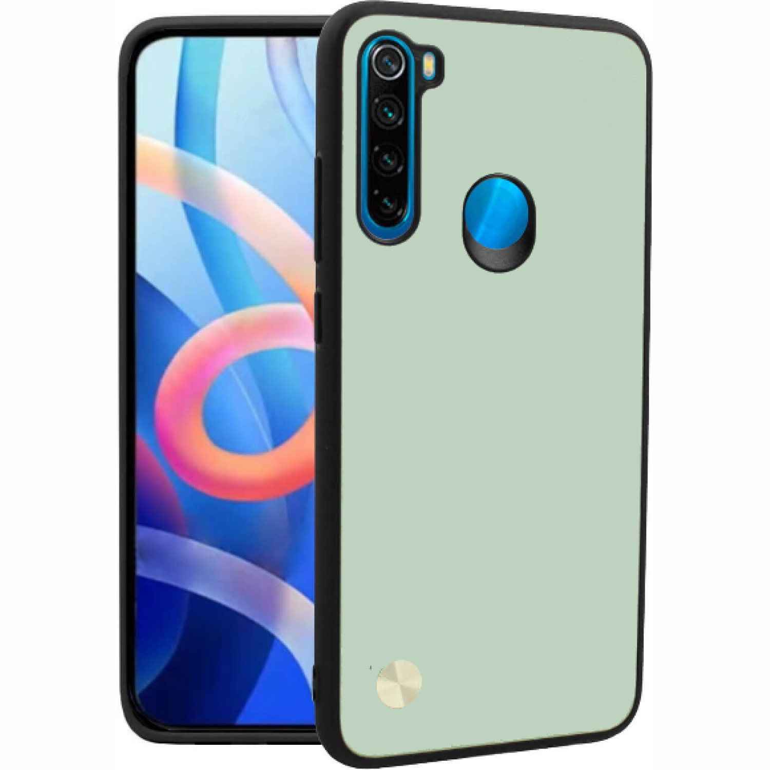 Θήκη Xiaomi Redmi Note 8 / Note 8 2021 Bodycell Vegan Cover Σκληρή Light Green