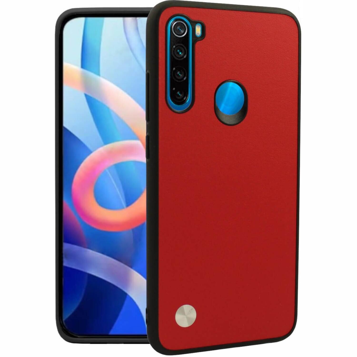 Θήκη Xiaomi Redmi Note 8 / Note 8 2021 Bodycell Vegan Cover Σκληρή Red