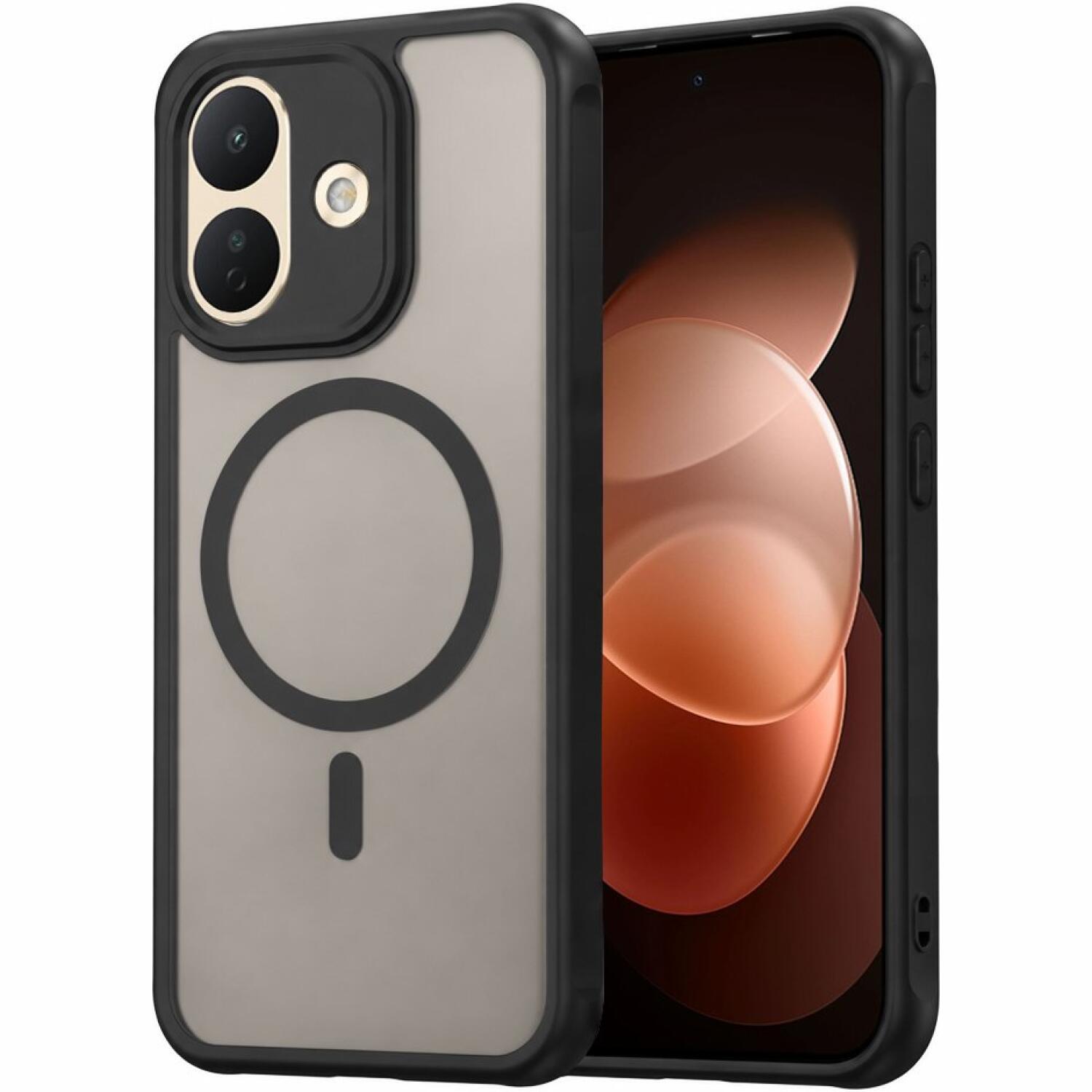 Θήκη Xiaomi Redmi Note 17 Pro Techsuit HaloFrost II MagSafe Σκληρή Ημιδιάφανη με MagSafe Black