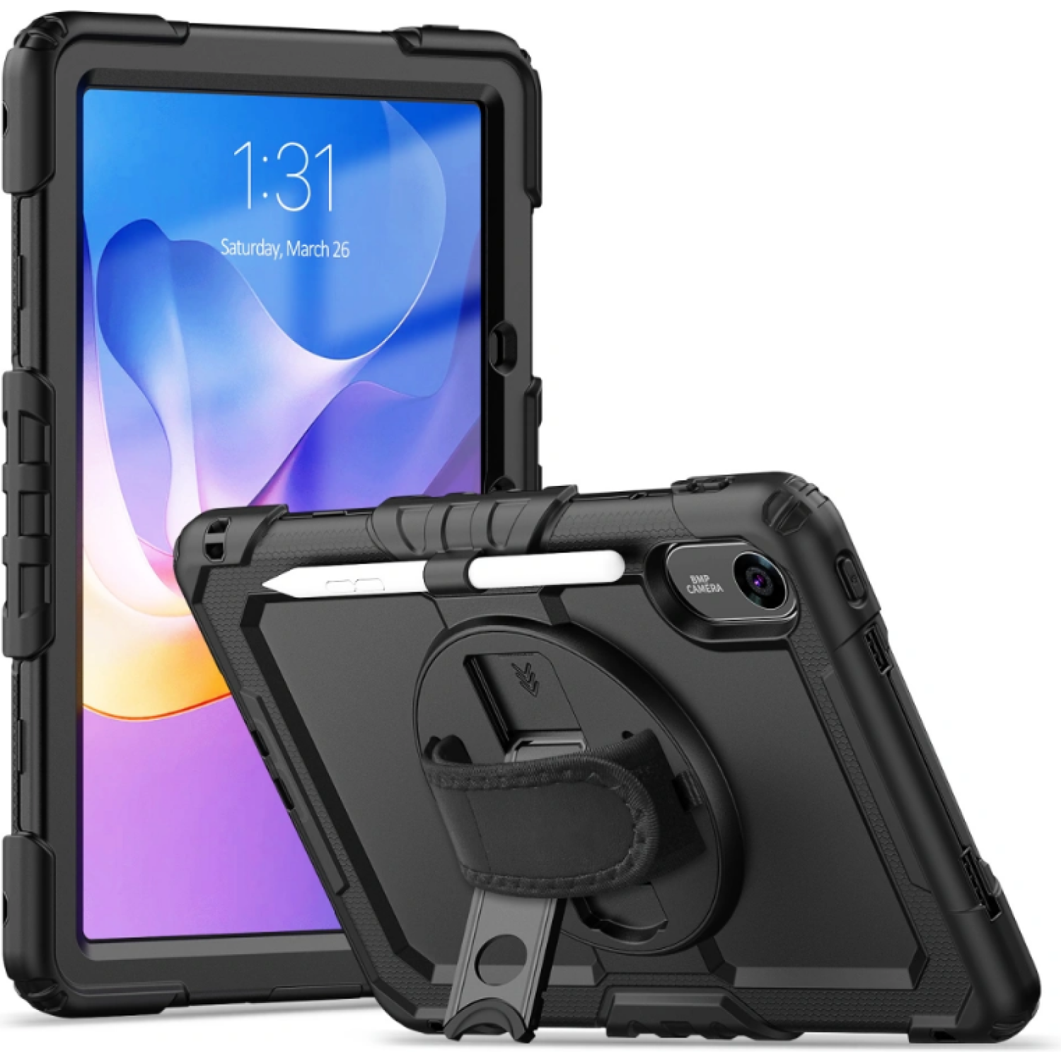 Θήκη Xiaomi Redmi Pad 2 11" Tech-Protect Solid 360 Full Body Ανθεκτική με Λαβή / Backstand & Ζώνη Μεταφοράς Black 