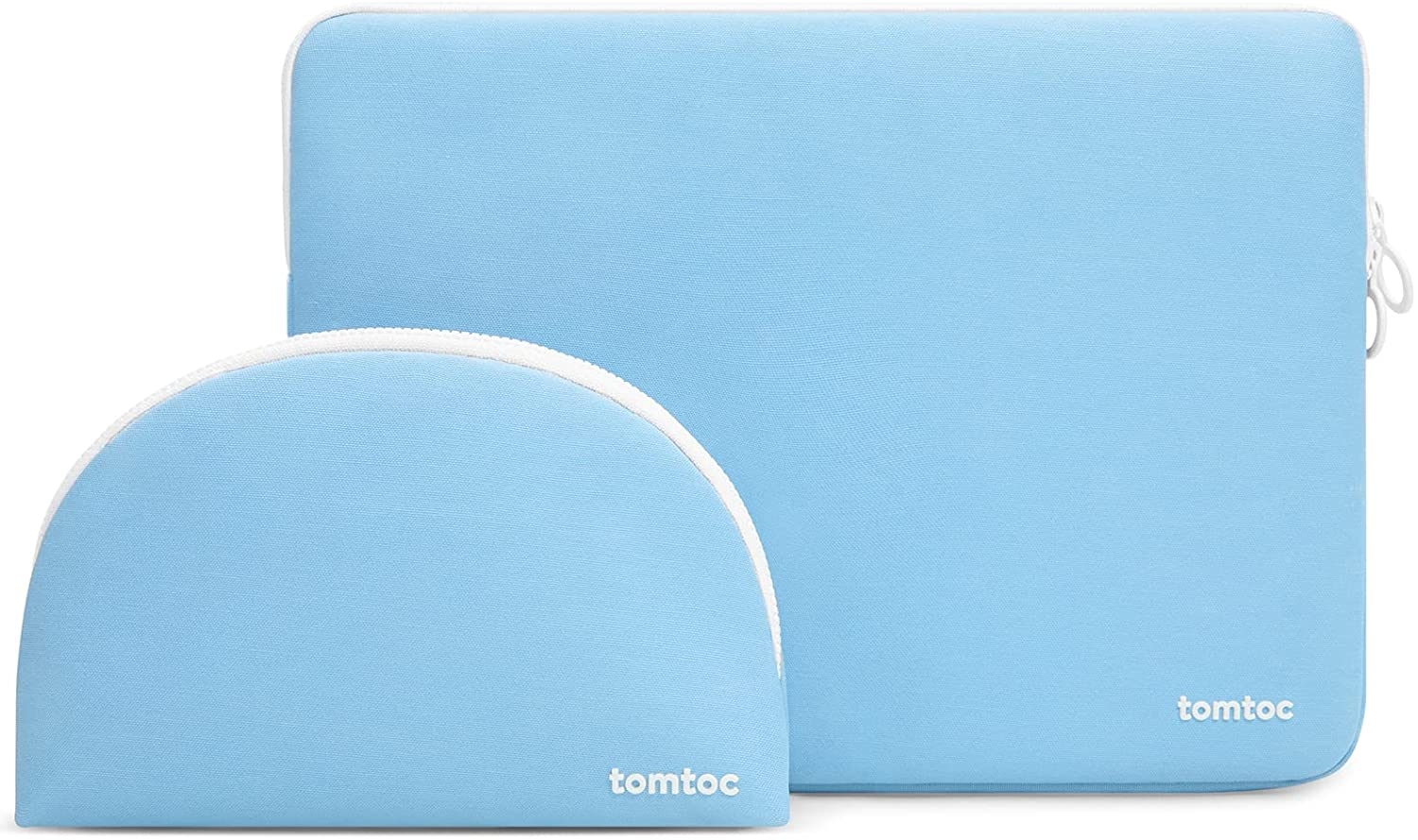 Tomtoc Chic Lady Sleeve Shell - Σετ Θήκη για MacBook Air / Pro 13" και Accessory Shell Pouch Θήκη για Αξεσουάρ - Baby Blue