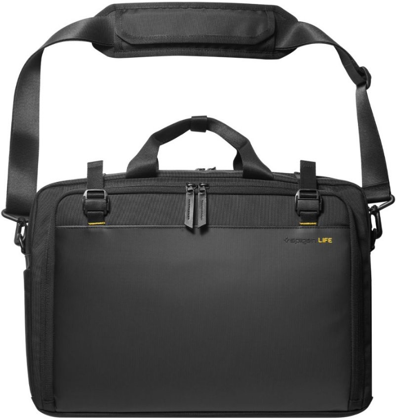 Τσάντα Laptop Spigen Klasden KD300 Laptop Business Shoulder Bag Μεταφοράς Laptop έως 16'' με Ιμάντα Ώμου Black 