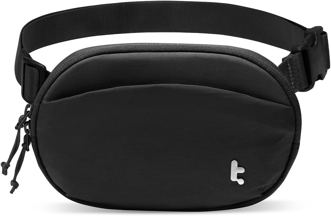 Τσαντάκι Unisex Tomtoc SlingBean-T32 Belt Bag Μέσης / Χιαστί / Fanny Pack Αντικλεπτικό με RFID 1.5L Black 