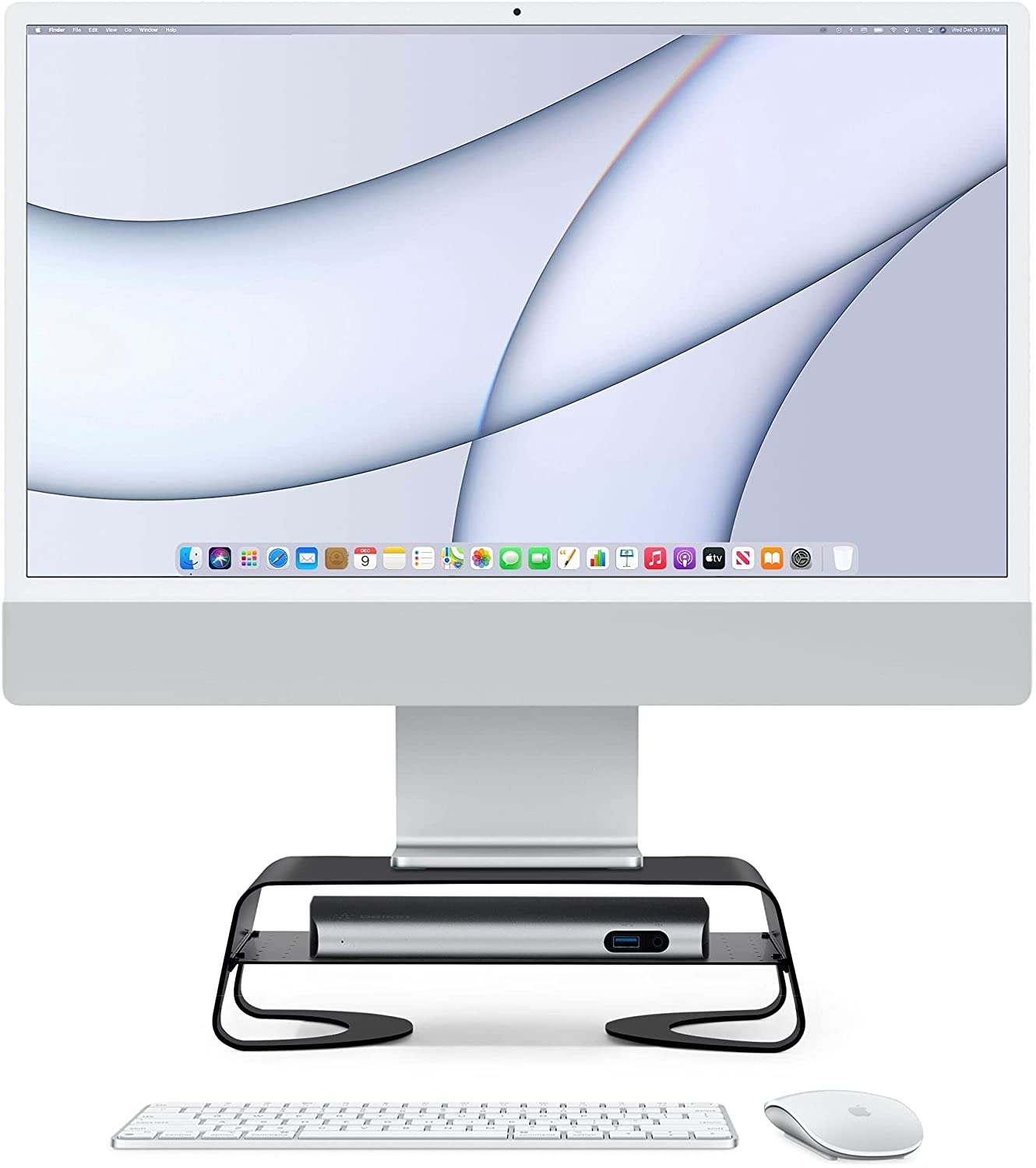 Twelve South Curve Riser - Βάση Αλουμινίου για Οθόνη PC / TV / Notebook / Laptop / iMac / Apple Cinema Display - Black