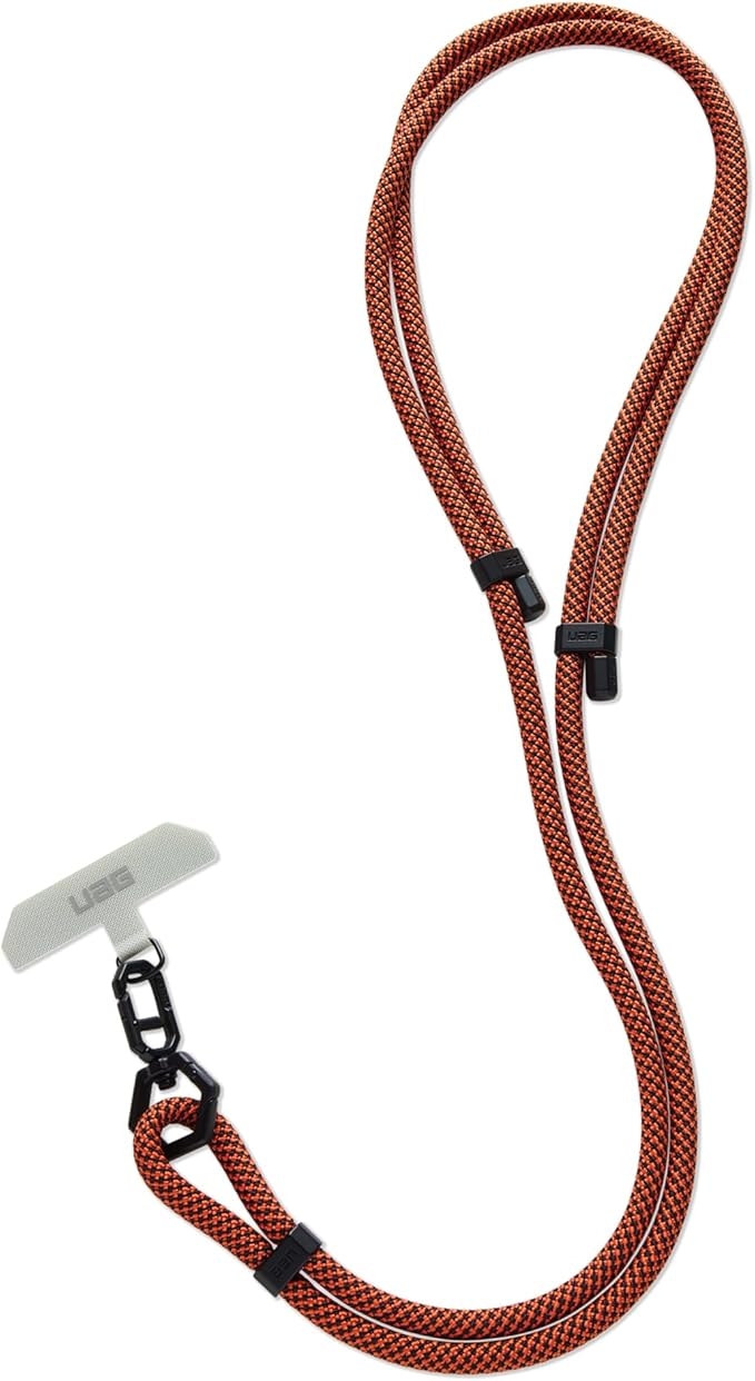 UAG Civilian Crossbody Slim Lanyard - Αποσπώμενο Λουράκι Λαιμού για Θήκες Κινητών / Smartphones - 7mm - Rust / Black