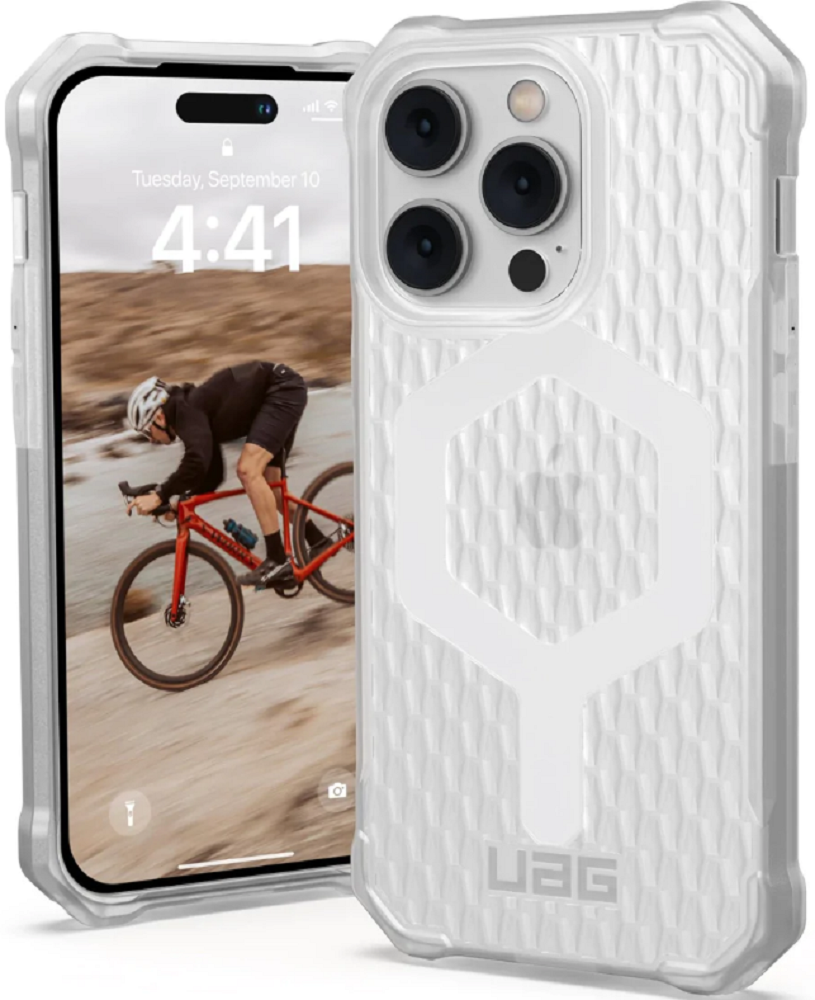 UAG Essential Armor Ανθεκτική MagSafe θήκη Σιλικόνης - Apple iPhone 14 Pro - Frosted Ice