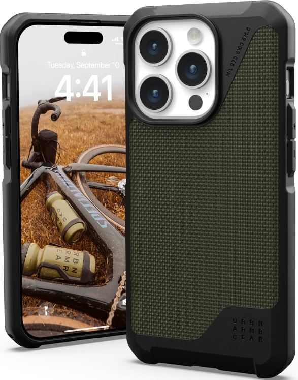 UAG Metropolis LT - Ανθεκτική MagSafe Θήκη Apple iPhone 15 Pro - Kevlar Olive