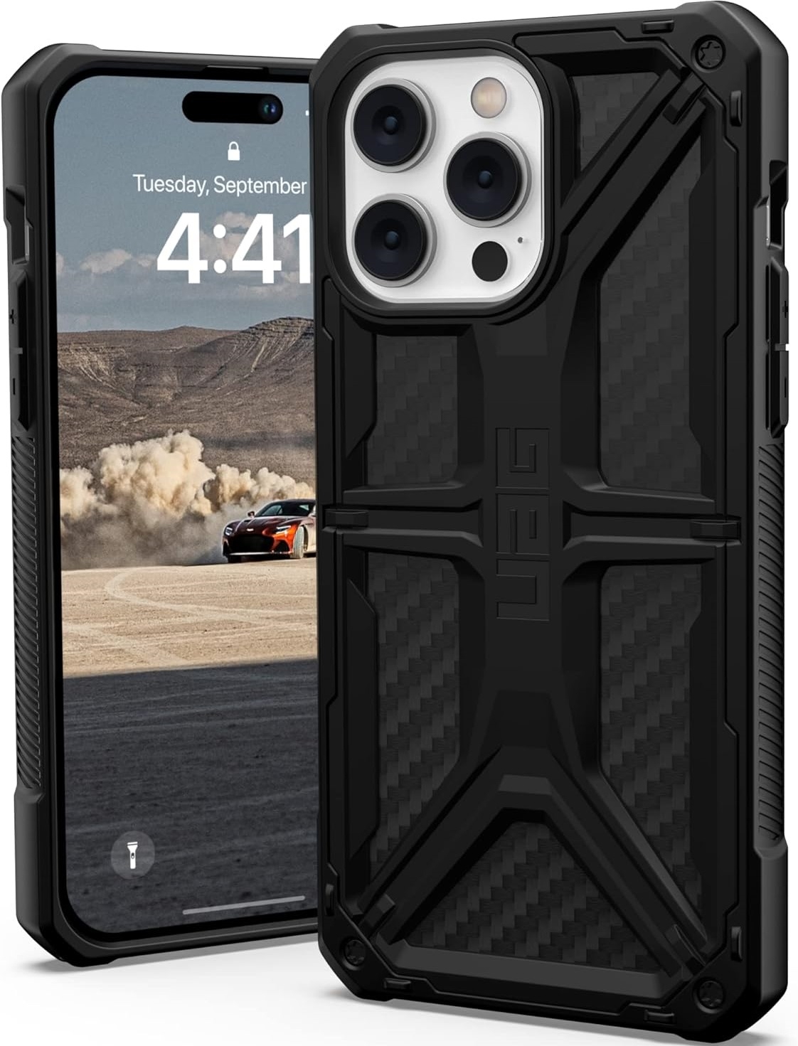 UAG Monarch - Ανθεκτική Θήκη Apple iPhone 14 Pro Max - Carbon Fiber