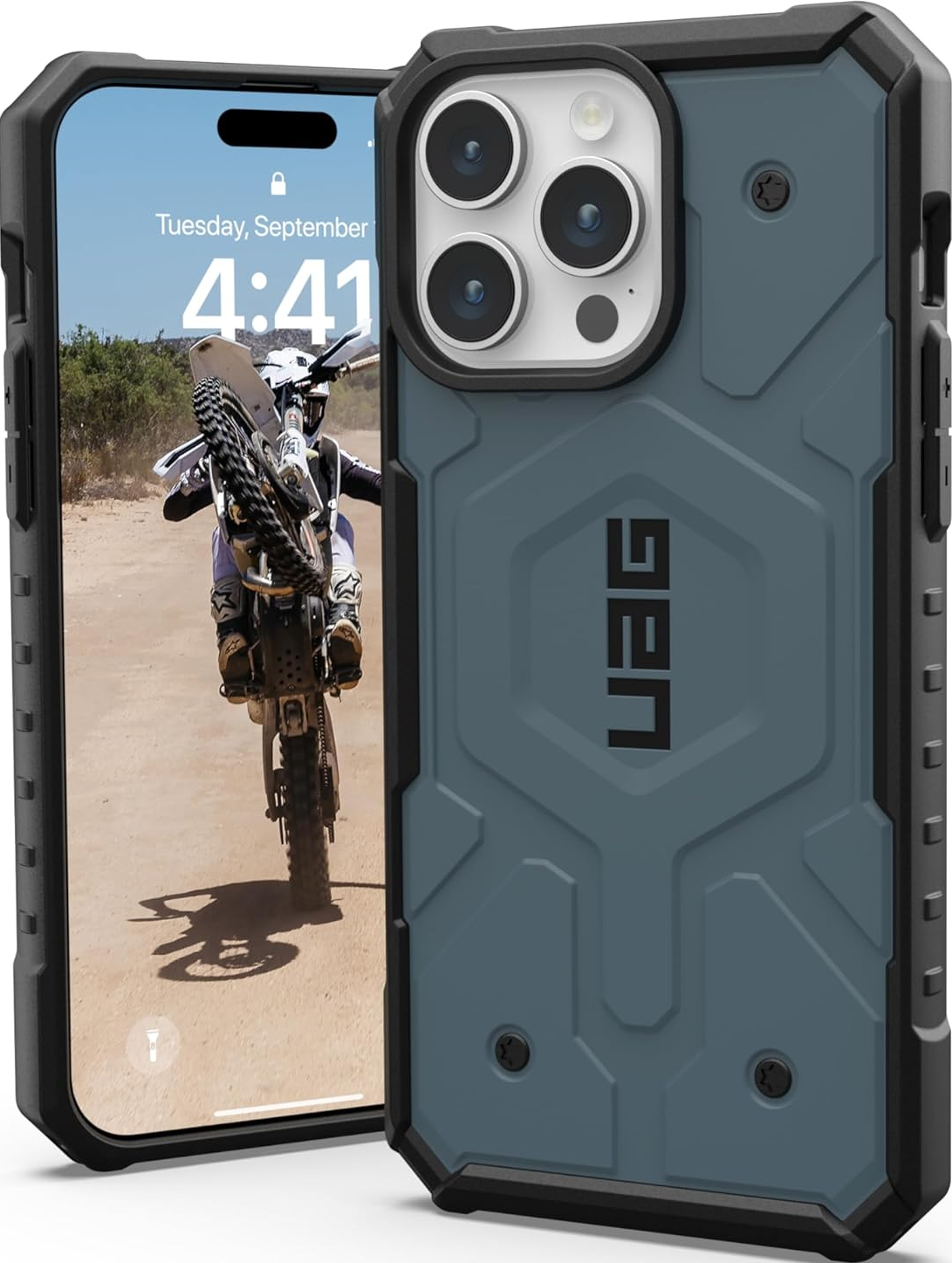 UAG Pathfinder - Ανθεκτική Θήκη MagSafe Apple iPhone 15 Pro Max - Cloud Blue