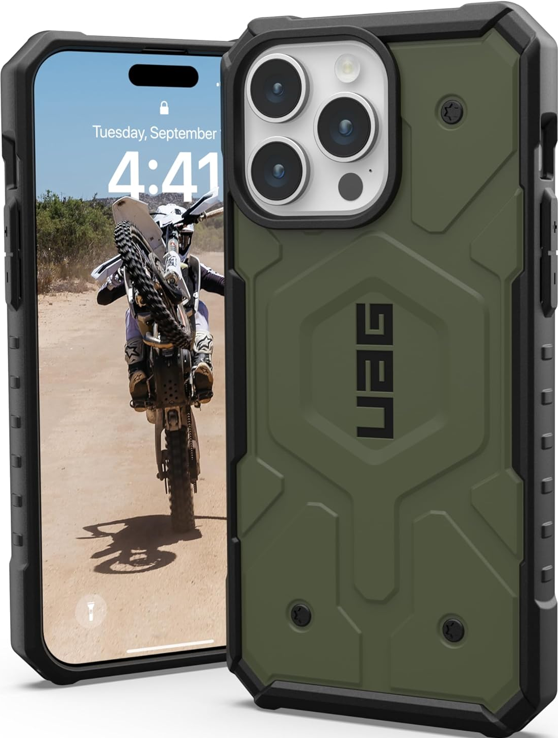 UAG Pathfinder - Ανθεκτική Θήκη MagSafe Apple iPhone 15 Pro Max - Olive Drab