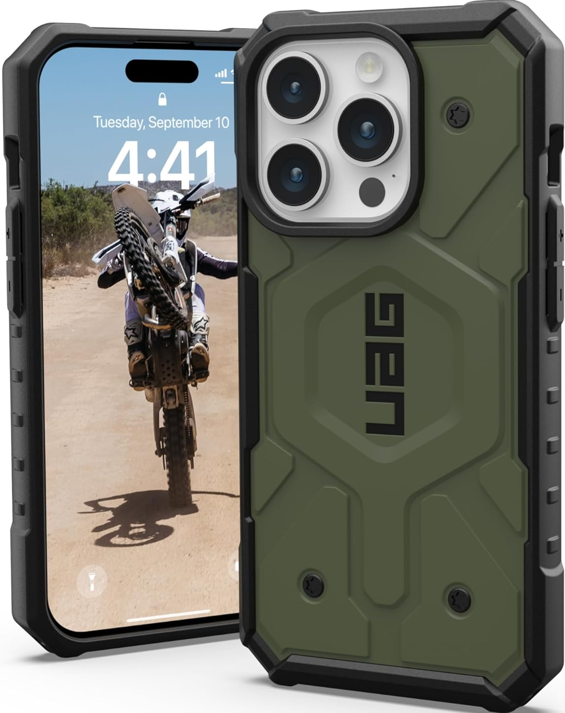 UAG Pathfinder - Ανθεκτική Θήκη MagSafe Apple iPhone 15 Pro - Olive Drab