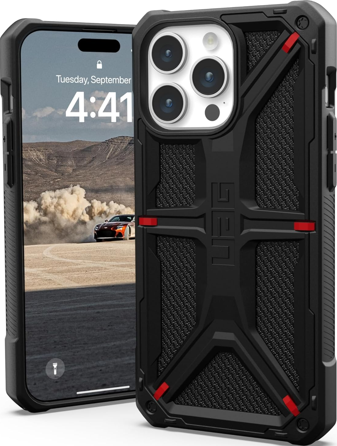 UAG Θήκη Monarch Series Apple iPhone 15 Pro Max - Kevlar Black
