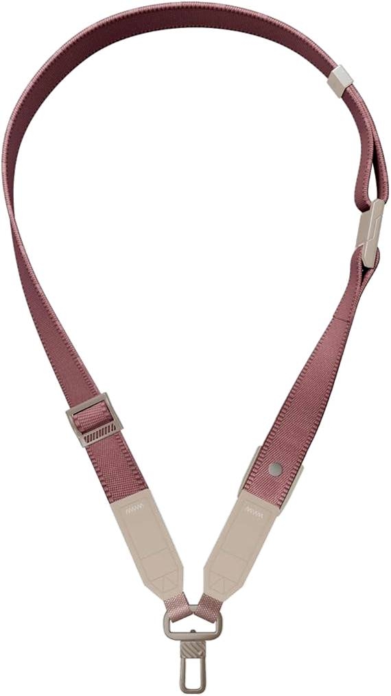 Uniq 2in1 Vista Lanyard and Hand Strap - Universal Αποσπώμενο Λουράκι Λαιμού & Χειρός για Θήκες Κινητών / Smartphones - Light Burgundy