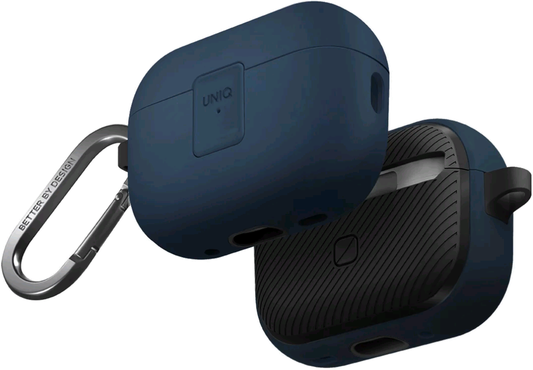 Uniq Clyde - Σκληρή Θήκη με Μαγνητικό Κλείσιμο - Apple AirPods Pro 2nd Gen - Royal Blue / Dark Grey