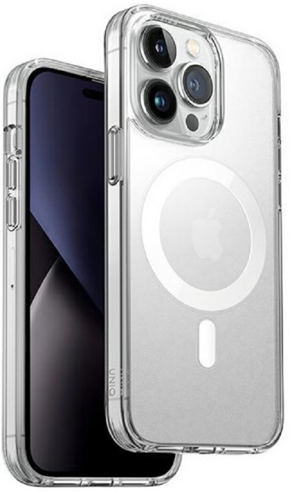 Uniq LifePro Xtreme MagClick - Ανθεκτική Διάφανη Σκληρή Θήκη MagSafe - Apple iPhone 14 Pro - Frost Clear