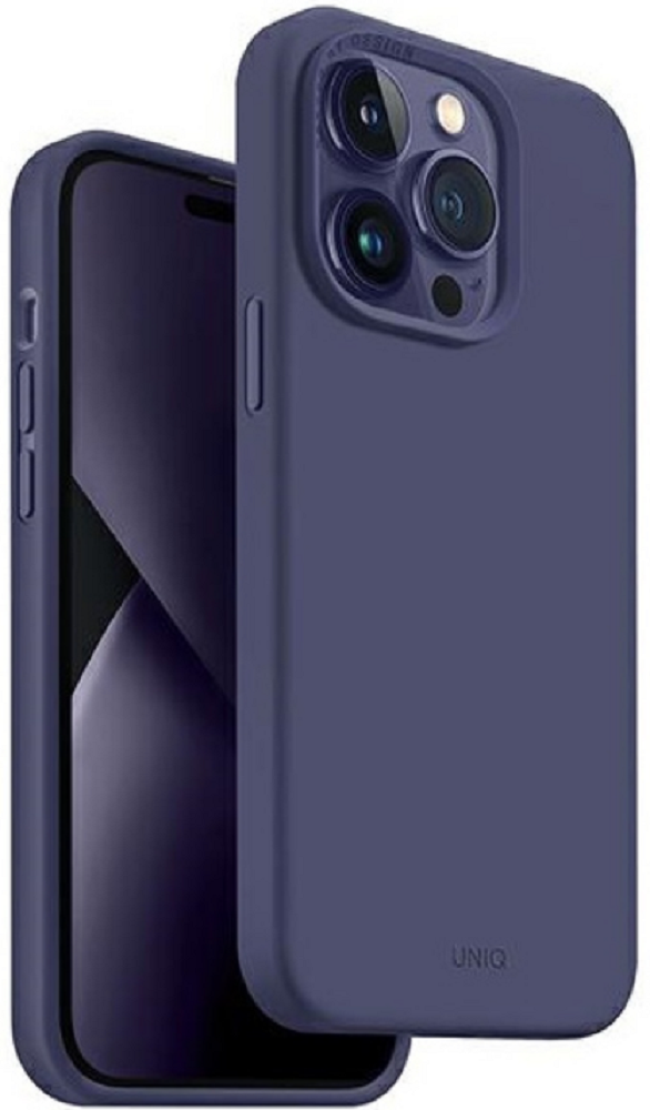 Uniq Lino - Ανθεκτική Σκληρή Θήκη με 2 x Πλαίσια Κάμερας - Apple iPhone 14 Pro - Purple