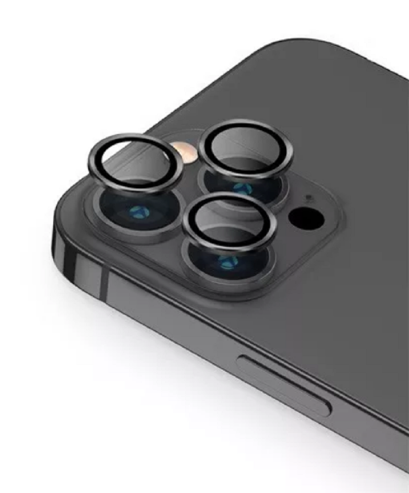 Uniq Optix Lens Protector - Αντιχαρακτικό Γυαλί Προστασίας για Φακό Κάμερας - Apple iPhone 13 Pro / 13 Pro Max - Graphite