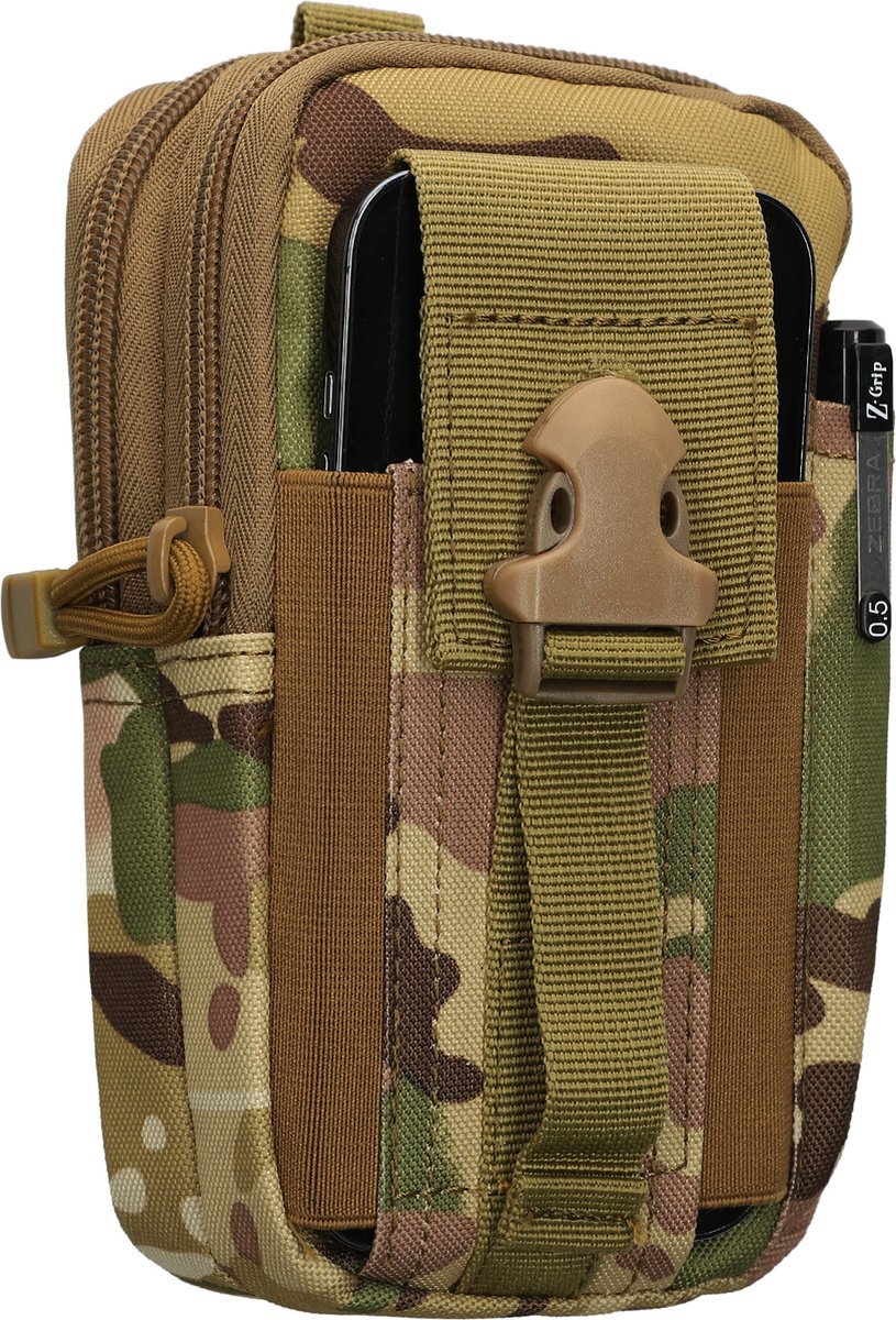 Universal Θήκη KW Outdoor Pouch with Belt Clip Ζώνης για Αξεσουάρ & Κινητά έως 6.8" Camouflage