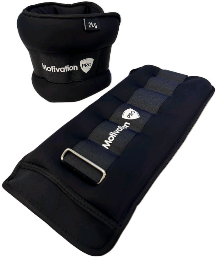 Βαράκια Άκρων MotivationPro 2 Kg x 2 Τεμάχια - Black