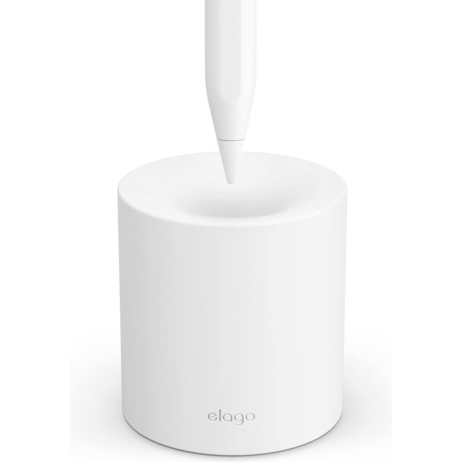 Βάση Apple Pencil Elago Apple Pencil Silicone Stand από Premium Σιλικόνη White