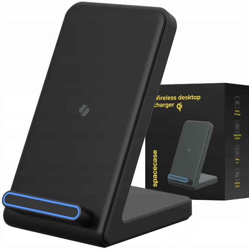 Βάση Ασύρματης Φόρτισης Spacecase WM6B Wireless Desktop Charger Qi για Smartphone / Κινητά 15W Black
