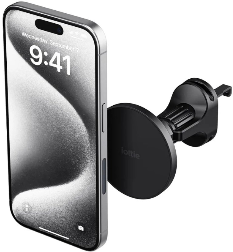 Βάση Κινητών Αυτοκινήτου iOttie iTap 3 Ρυθμιζόμενη Μαγνητική MagSafe & Android για Αεραγωγούς Αυτοκινήτου Black