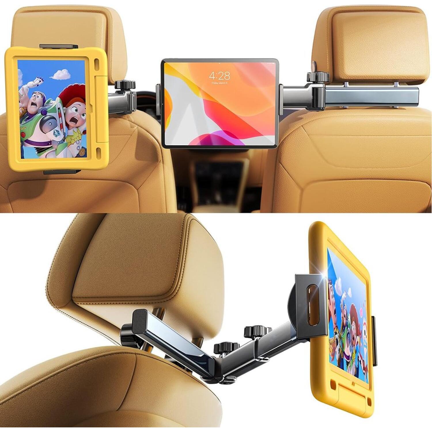 Βάση Κινητών Αυτοκινήτου Lisen Car Holder για Πίσω Κάθισμα / Προσκέφαλο με Ρυθμιζόμενο Βραχίονα για Κινητό & Tablet έως 11" Black