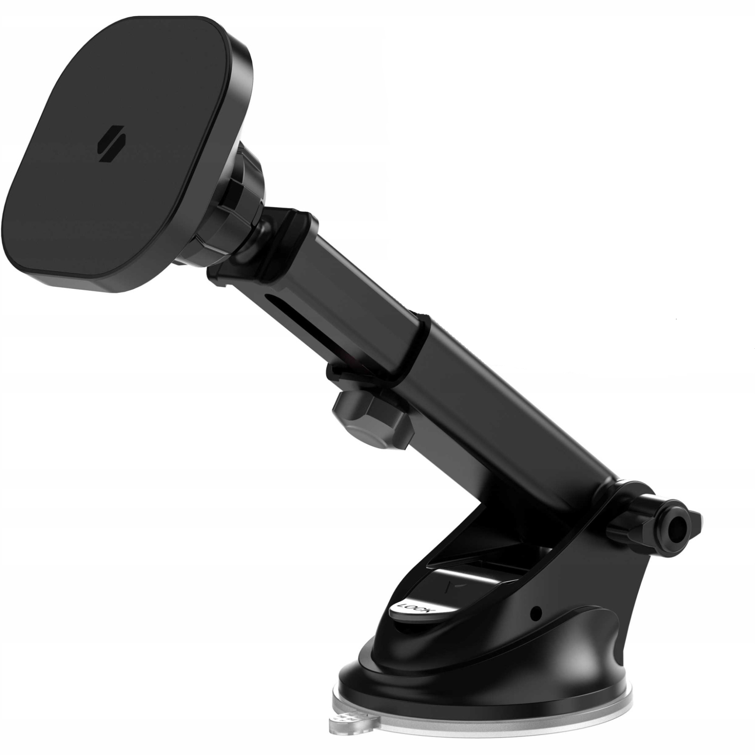 Βάση Κινητών Αυτοκινήτου Spacecase MagCharge Car Holder με Βεντούζα για Ταμπλό / Παρμπρίζ & Ασύρματη Μαγνητική Φόρτιση MagSafe 15W Black