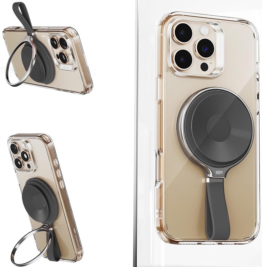 Βάση Στήριξης ESR HaloLock Suction Phone Mount Μαγνητική MagSafe με Βεντούζα / KickStand & Finger Holder Black