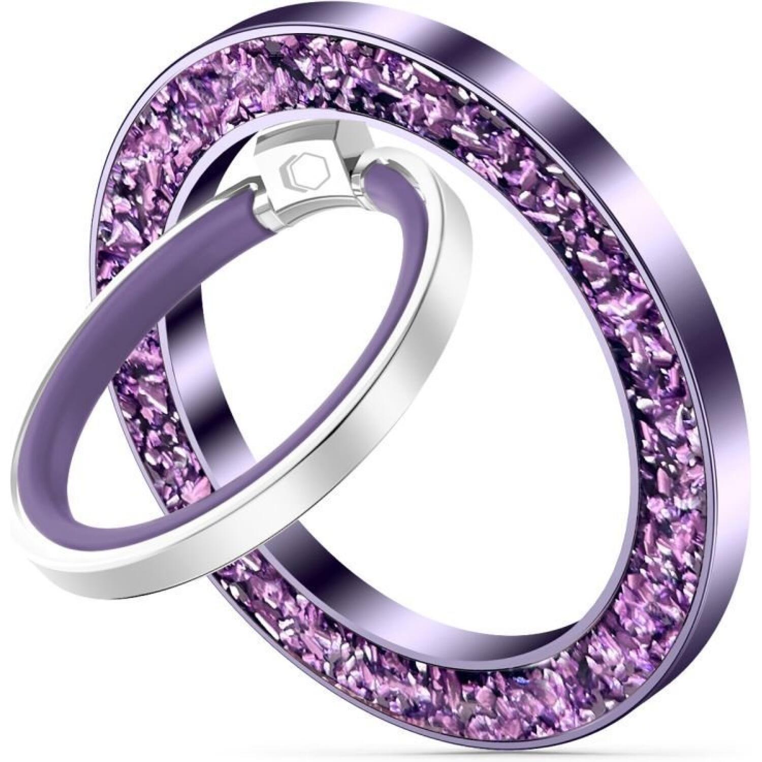 Βάση Στήριξης Tech-Protect MMR200 Μαγνητικό MagSafe Phone Ring με Επιπλέον Αυτοκόλλητο Δακτύλιο MagSafe Purple