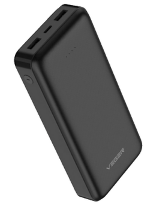 Veger PowerBank A20 - Φορητή Μπαταρία Φόρτισης με 2 x USB-Α - 20000mAh - Black