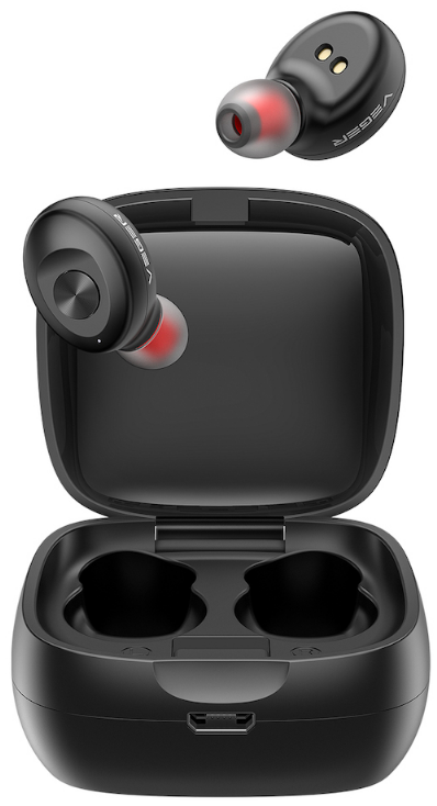 Veger XG08 In-Ear Studio - Ασύρματα Ακουστικά Bluetooth με Θήκη Φόρτισης - Black