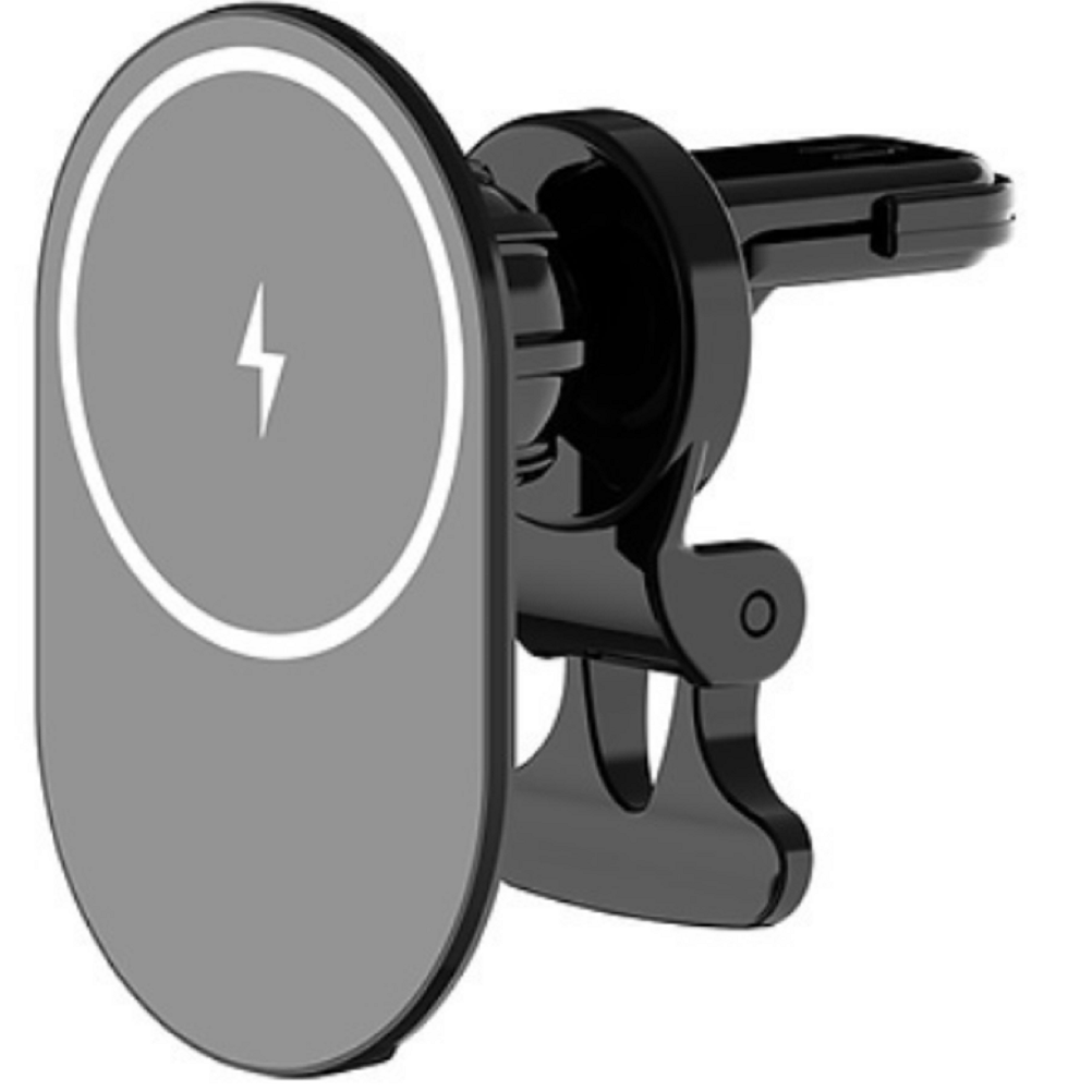 Veger Y38 Μαγνητική Βάση Ασύρματης Φόρτισης MagSafe για Αεραγωγούς Αυτοκινήτου - 15W - Black