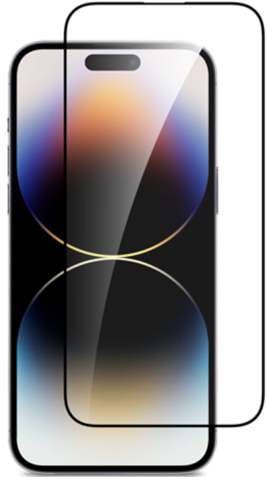Vivid Full Face Tempered Glass - Αντιχαρακτικό Γυαλί Οθόνης Apple iPhone 15 Pro - Black