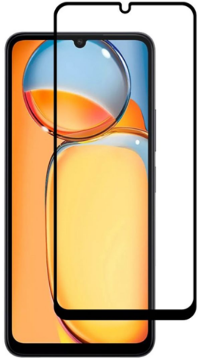 Vivid Full Face Tempered Glass - Αντιχαρακτικό Γυαλί Οθόνης - Xiaomi Redmi 13C / Poco C65 - Black