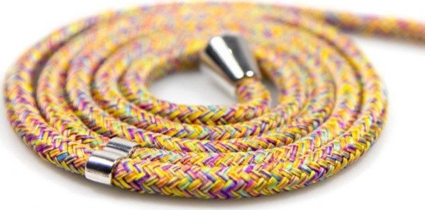 Vivid Necklace Hanging Rope - Λουράκι Λαιμού για Θήκες Κινητών - 2 Τεμάχια - Rainbow / Pink (VIROPERAINPINK)