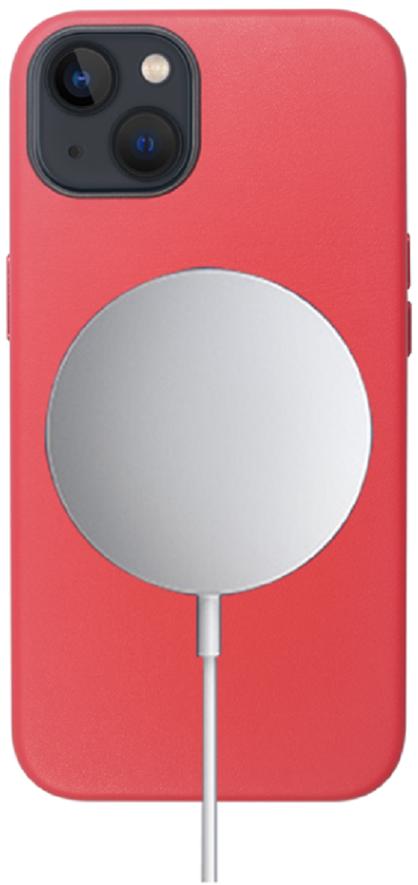 Vivid PU Leather MagSafe Θήκη Apple iPhone 13 - Red (VIMAGLE196RD)
