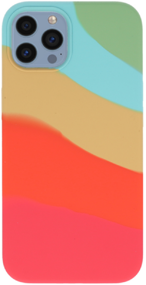Vivid Silicone Cover - Θήκη Σιλικόνης Apple iPhone 13 Pro - Rainbow Waves (VISILI197RAINBOWAVES)