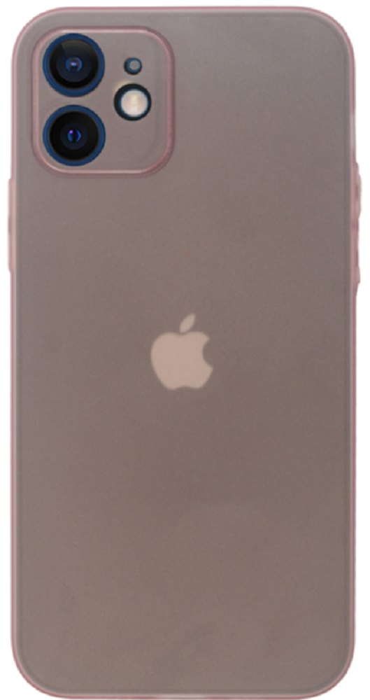 Vivid Θήκη Σιλικόνης Slim Apple iPhone 12 - Transparent / Pink