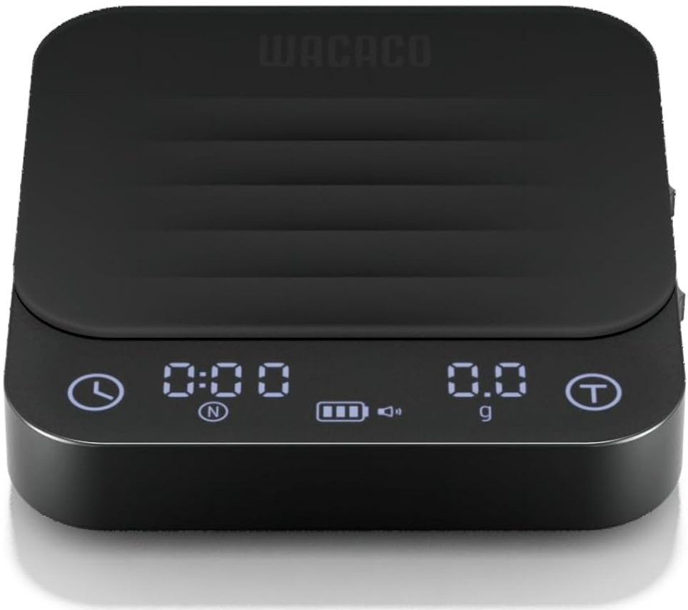 Wacaco Exagram Pro Multi Mode Coffee Weighing Station - Ηλεκτρονική Φορητή Επαναφορτιζόμενη Ζυγαριά Ακριβείας με Ικανότητα Ζύγισης από 0.3gr έως 2kg - Black