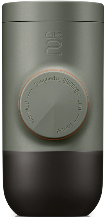 Wacaco Minipresso GR2 - Φορητή Μηχανή Χειρός Espresso για Αλεσμένο Καφέ - Gray Olive