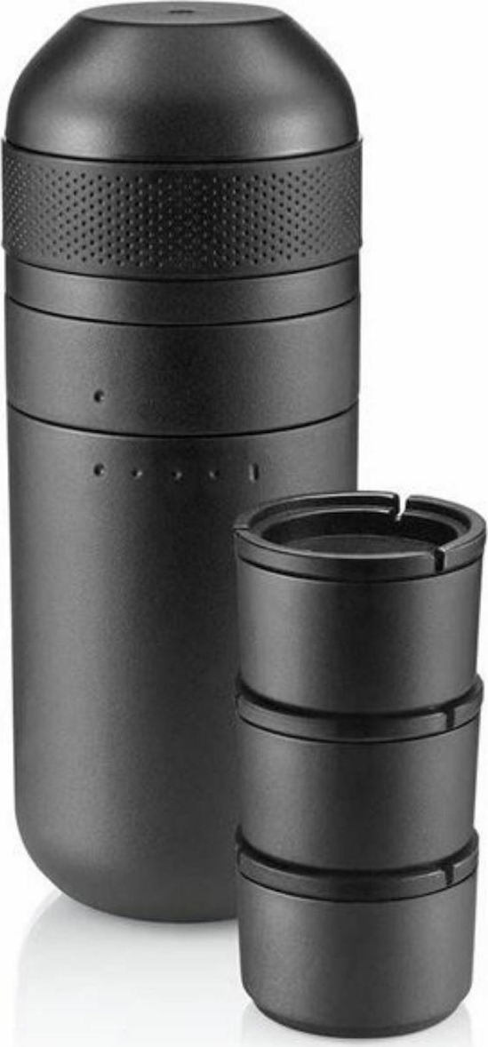 Wacaco Minipresso Kit - Σετ Δοχείο Νερού με 3 Φίλτρα Espresso και Αποσπώμενο Κύπελλο για Φορητή Μηχανή Χειρός Minipresso GR - Black (4897066230054)