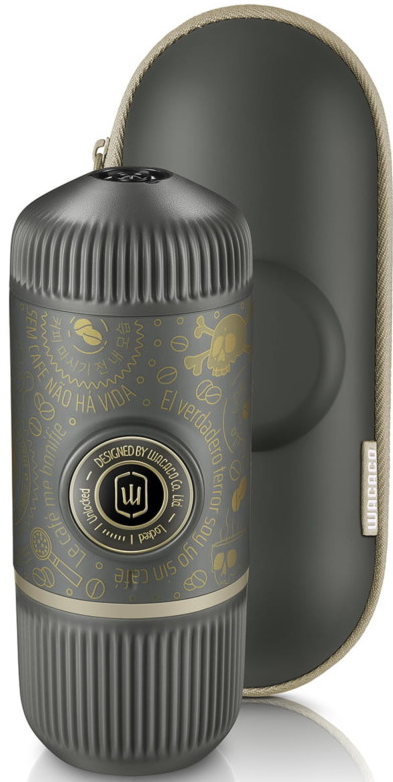 Wacaco Nanopresso Dark Souls - Φορητή Μηχανή Χειρός Espresso με Θήκη - Grey