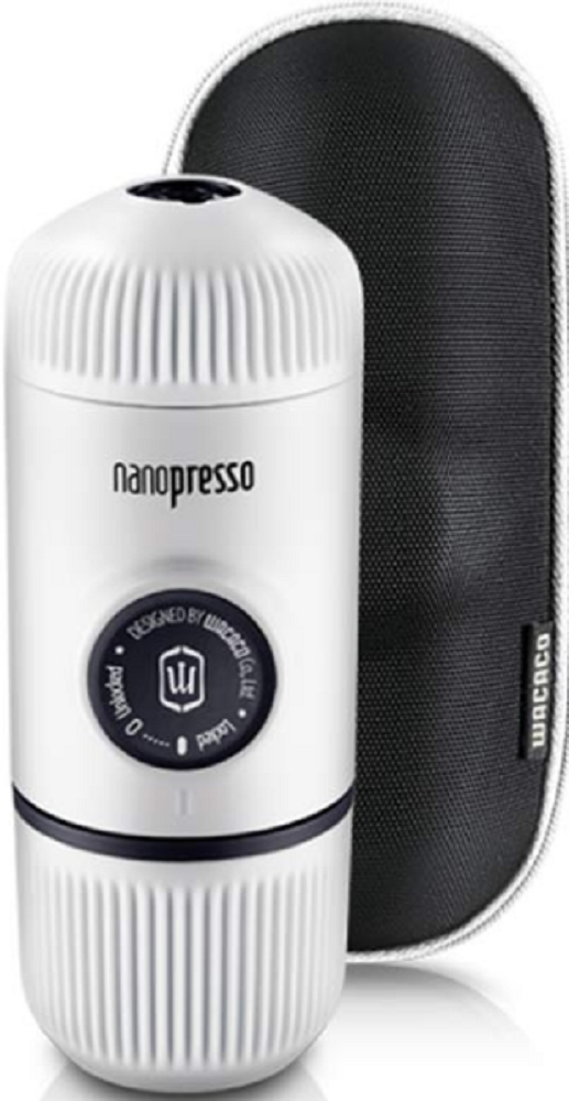 Wacaco Nanopresso Elements - Φορητή Μηχανή Χειρός Espresso με Θήκη - Chill White